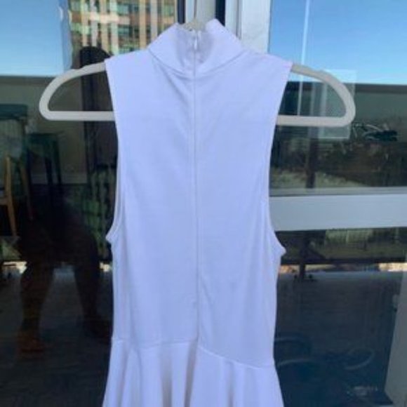 Torn by Ronny Kobo Heidi WHITE TIMELESS Peplum top - Picture 4 of 4